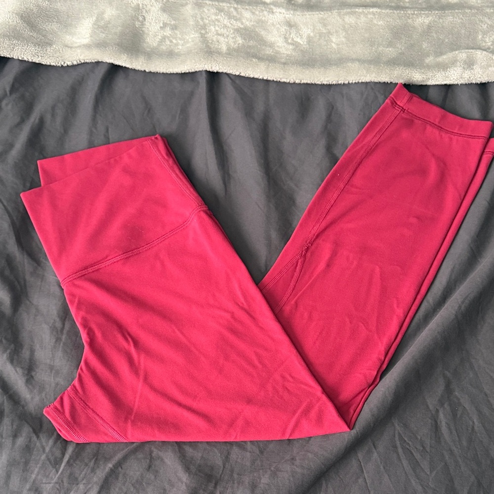 Maroon Lululemon Align 23” Leggings